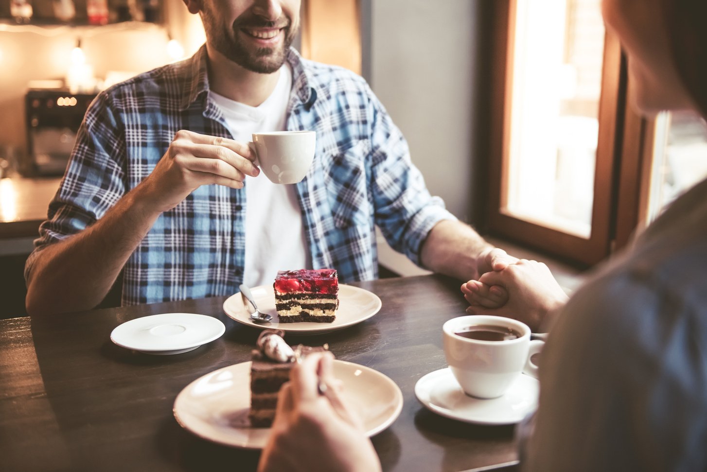 Couple at the cafe